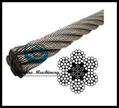 Galvanized Wire Rope Eips Iwrc-6X19 Class (Steel Core)